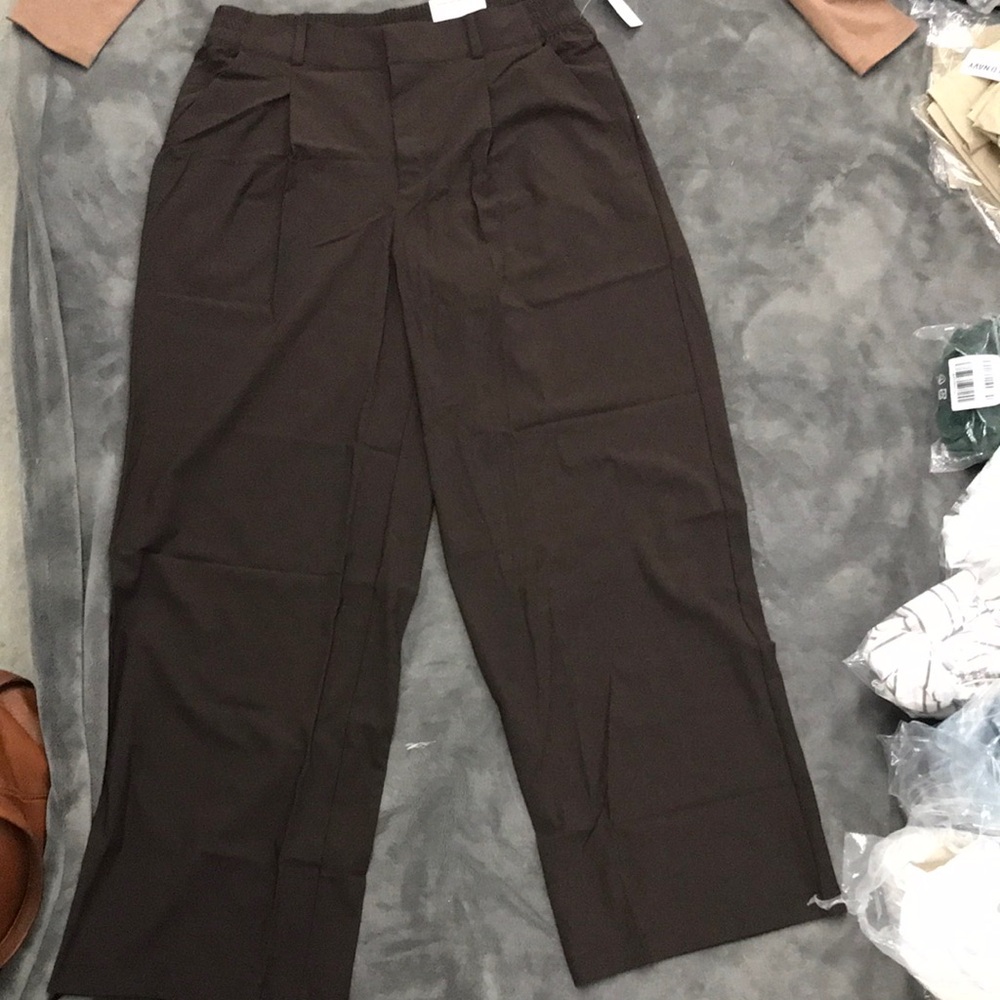 Old Navy Dark Brown Wide-Leg Women's Pants